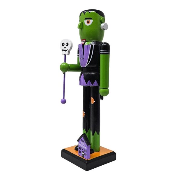 Creepy Monster Halloween 10" Nutcracker - Picture 2 of 4
